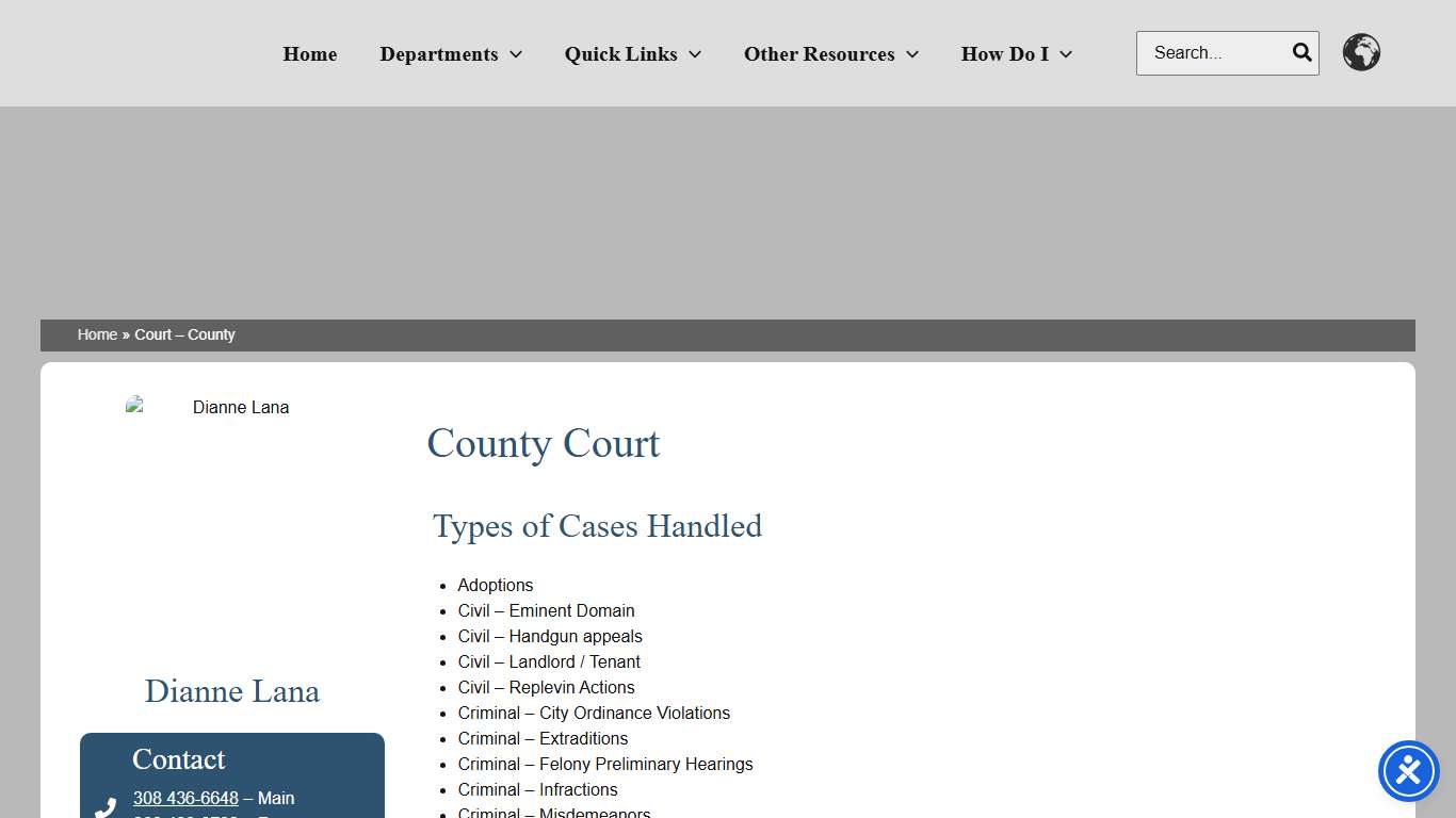 Court – County – Scotts Bluff County